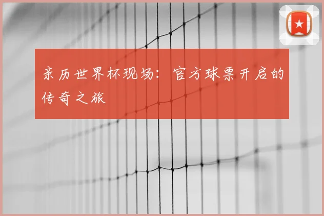 亲历世界杯现场:官方球票开启的传奇之旅